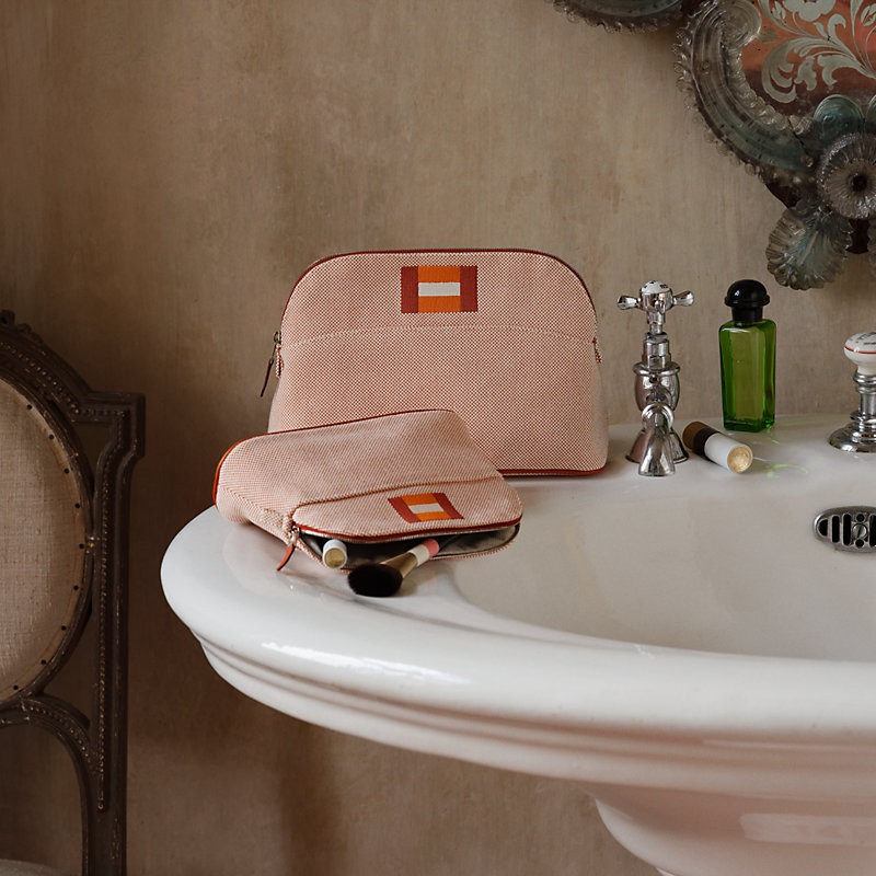 ボリードポーチ 《カザック》 MM - オレンジ | Hermès